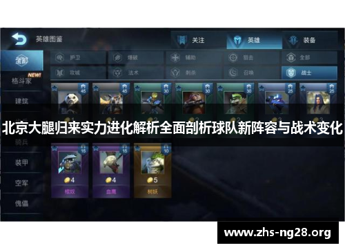 北京大腿归来实力进化解析全面剖析球队新阵容与战术变化 北京大腿归来实力进化解析全面剖析球队新阵容与战术变化